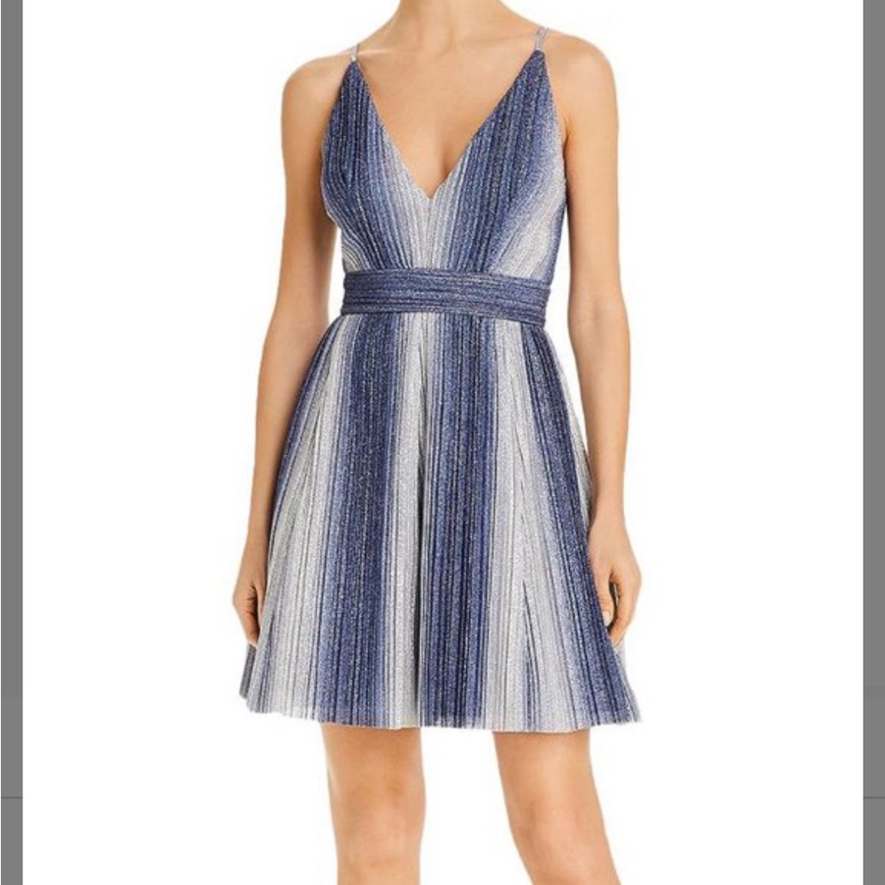 AQUA by Bloomingdales’s Crisscross Back Formal Dress